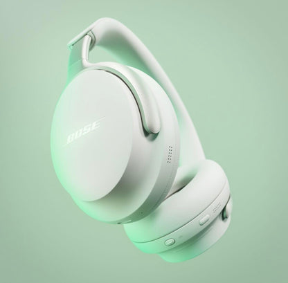 Bose QuietComfort Ultra Bluetooth-koptelefoon Oor Die Oor Geraasdempend - Wit Rook