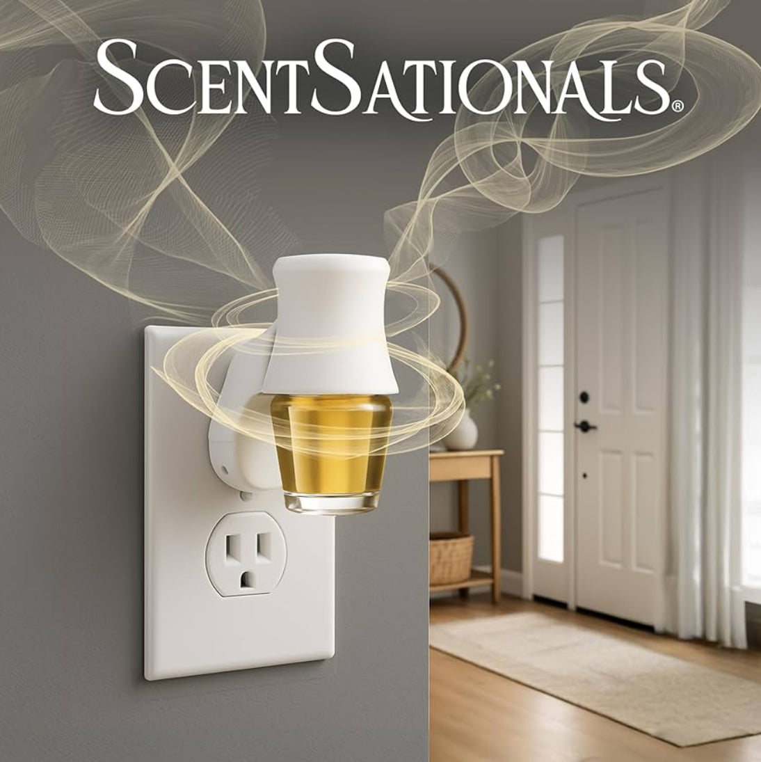 ScentSationals Vanilla Bean Fragrance Oil Plug In Air Freshener Refills 3-Pack - Works w/ Scentsationals Wall Plugs - Packaging May Vary
