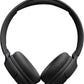 JBL Tune 520C - USB-C Wired on-Ear Headphones with Hi-Res Audio Support, Pure Bass Sound, Comfort fit, USB-C connectivity, 3-Button Remote with Microphone and EQ presets Control (Black)