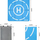 Drone Foldable Landing Pad Lightweight,Portable,Waterproof and Double Sided Quadcopter Helipad,Drone Accessories for V11Air/V11PRO,compatible for DJI mini 4K/mini 4 pro/avata 2/mini 3pro