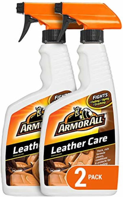 Armor All Motorleer Skoonmaker en Beskermer vir Motors, Vragmotors en Motorfietse, Sluit 2 Bottels in (16 Fl Oz)