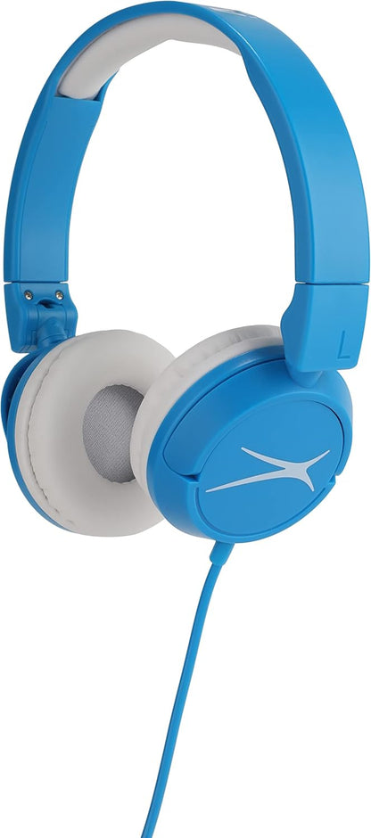 Altec Lansing Oor-die-oor-koptelefoon vir Kinders - Volumebeperkende Tegnologie vir Ontwikkelende Ore, Ouderdomme 3-5, Ideaal vir Tuisleer, Blou
