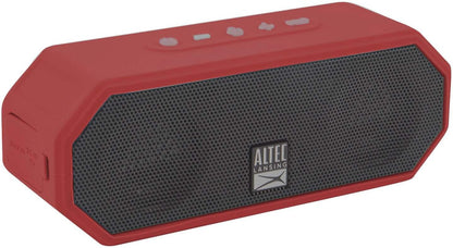 Altec Lansing LifeJacket H2O 4 - Waterdigte Bluetooth-luidspreker, Duursame en Draagbare Luidspreker met Stemassistent, 10 Uur Batterylewe en 30 Meter Bereik, Ware Rooi