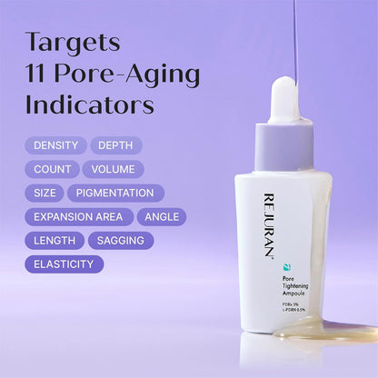 REJURAN Pore Tightening Ampoule, PDRx 5% & c-PDRN® 0.5%, 1.01 fl oz