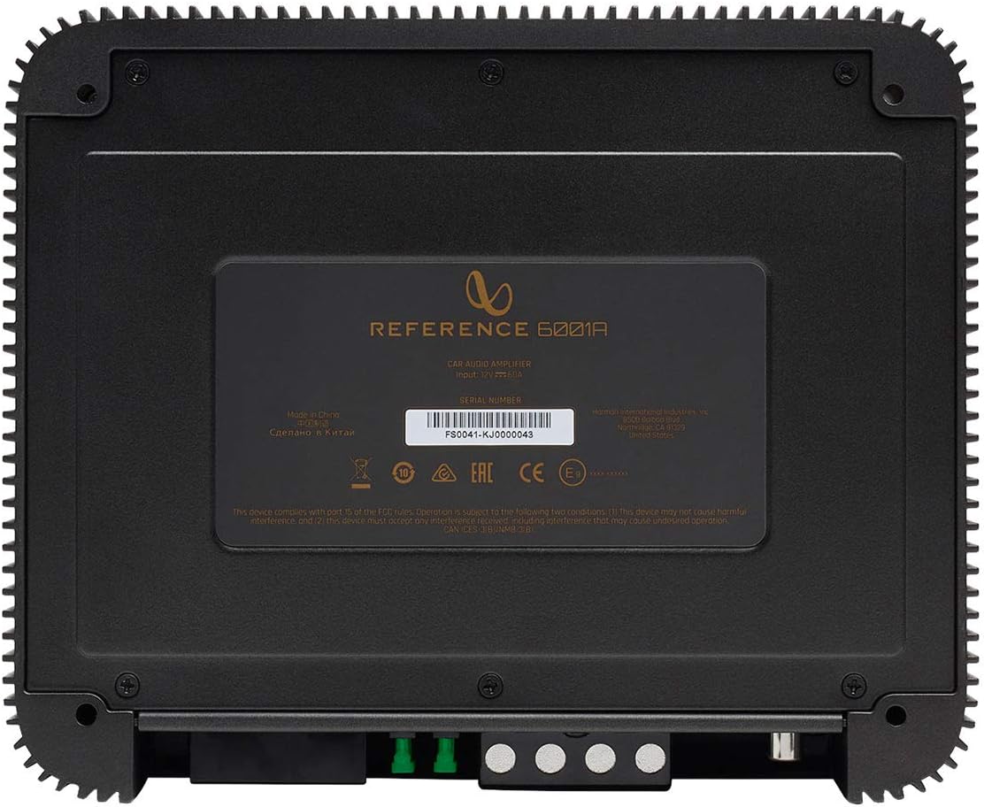 Infinity Reference Series 6001 600w Mono amplifier with Remote Level Control