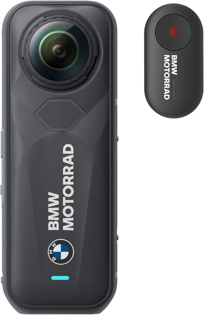 Insta360 X5 BMW Motorrad Edition - Waterproof 8K 360 Action Camera, Leading Low Light, Invisible Selfie Stick Effect, Rugged and Replaceable Lens, 3-Hour Battery, Built-in Wind Guard, Stabilization