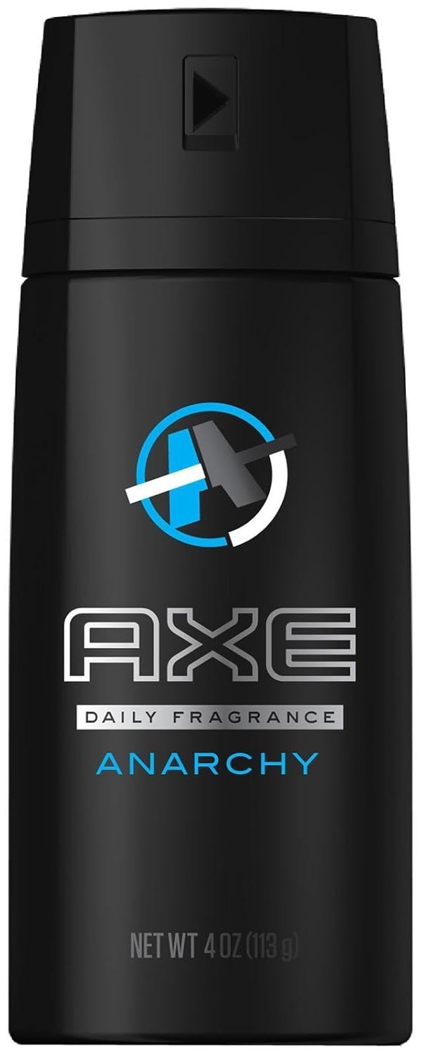 AXE Bodyspray Anarchy 48HR High Definition, Dark Pomenegranate and Sandalwood Scent -  4oz (Pack of 2)