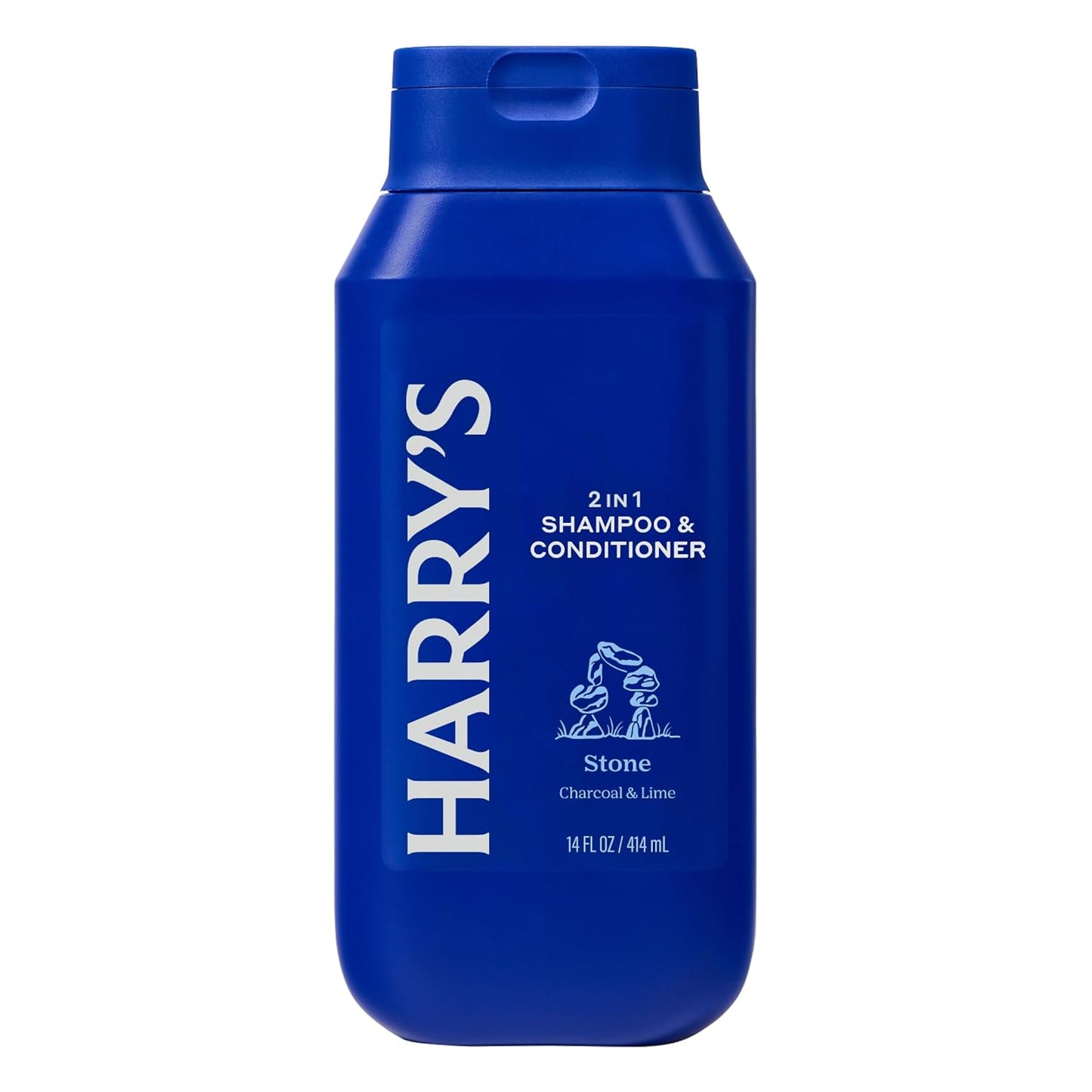 Men's 2 in 1 Shampoo and Conditioner for All Hair Types No Parabens or Sulfates - New Stone Scent - (3 Pack) 14 fl oz