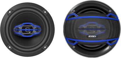JS-Series JS6504 High Performance 4-Way 6.5 inch Car Audio Speakers 320 Watts Peak Power - PAIR