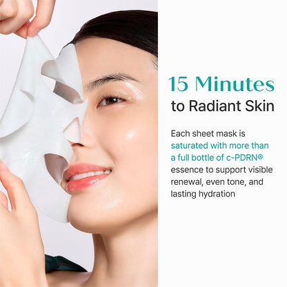 REJURAN Turnover Mask, c-PDRN® Face Mask, 5ea x 1.35 fl oz