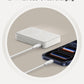 MagGo Power Bank, Qi2 Certified 15W Ultra-Fast MagSafe-Compatible Portable Charger, 10,000mAh Battery Pack with Smart Display and Foldable Stand- White