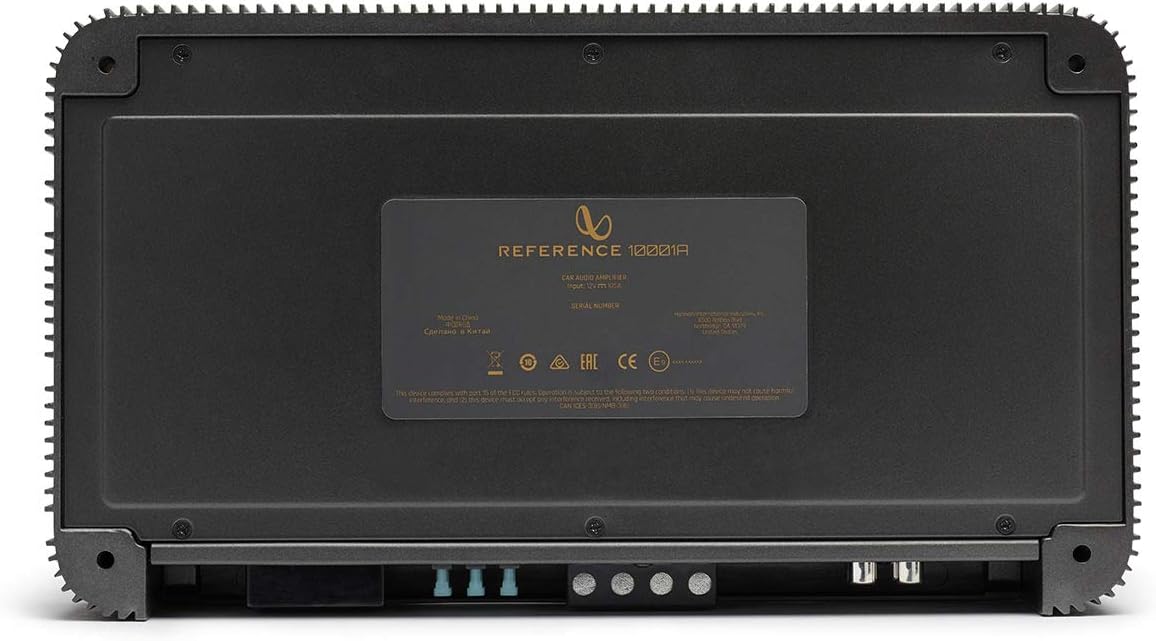 Infinity Reference-10001A Reference Series 1000W Mono Amplifier with Bass Knob