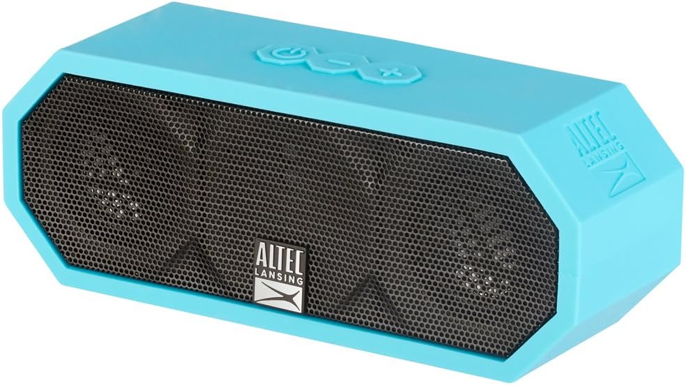 Altec Lansing Jacket H2O 2 - Waterdigte Bluetooth-luidspreker met 3.5mm Aux-poort, IP67 Gesertifiseer en Dryf in Water, Kompakte en Draagbare Luidspreker vir Reis en Buiteluggebruik, 8 Uur Speeltyd