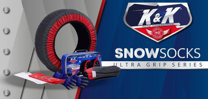 Snow Socks Tires Pro Series Ultimate Grip Sneeu-trekkragtoestel - Motors/SNV's Winter Noodtoerusting (XL)