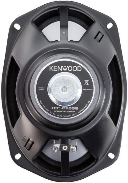 Kenwood KFC-6966S 6 x 9 Duim 400-Watt 3-rigting Vlakmonteer Koaksiale Motorluidspreker Maklike Installasie - Paar