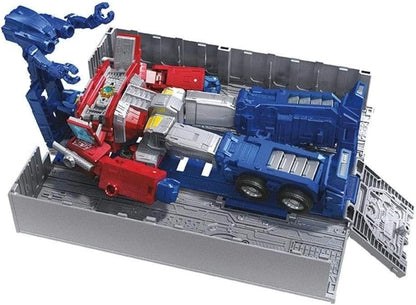 Transformers Toys Generations War for Cybertron: Earthrise Leader WFC-E11 Optimus Prime Action Figure - Kids Ages 8 and Up, 7-inch