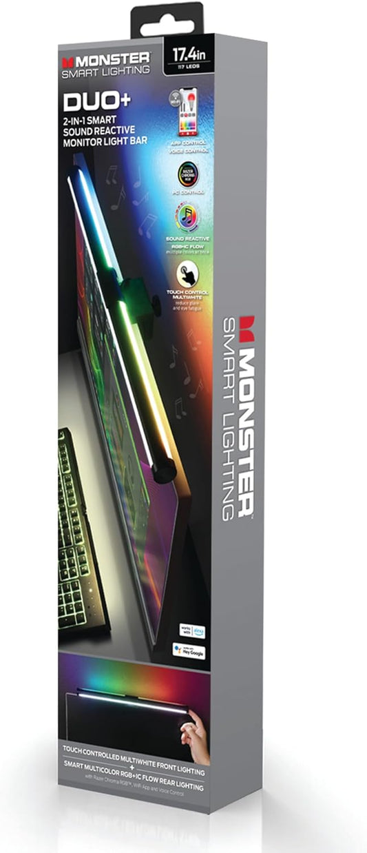 Monster Duo Monitorligbalk: Verminder Glans, Verbeter Gemak, Verhoog Styl, Verhoog Jou Spelatmosfeer