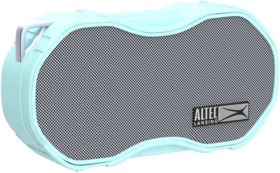 Altec Lansing Baby Boom XL – Waterdigte Bluetooth-luidspreker, Draadlose en Draagbare Luidspreker vir Reis- en Buiteluggebruik, Diep Bas en Harde Klank, 1 Pak, Munt