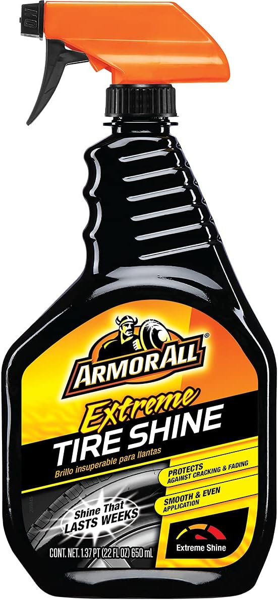 Armor All Extreme Tire Shine Spray, Bandeskoonmaker en -glans (22 Oz) Elk - 6-pak