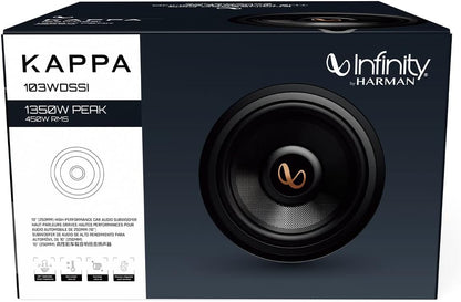 Infinity KAPPA 103WDSSI 10 inches high-Performance car Audio subwoofer
