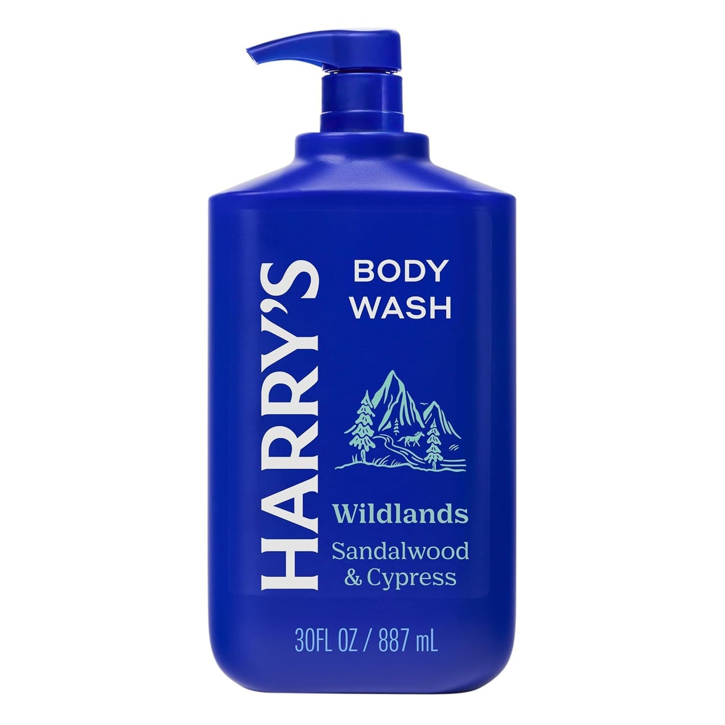 Men's Body Wash Shower Gel for Men - No Parabens, Sulfates, or Dyes Wildlands  (30 fl oz)