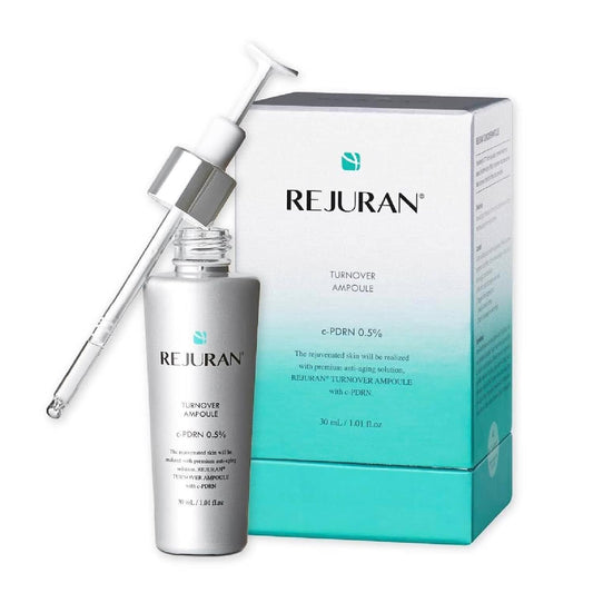 Turnover Ampoule, c-PDRN® Face Serum,Original Salmon DNA PDRN Serum for Skin Renewal, Hydrating, Firming, Glass Skin Glow, Skin Texture Care - (1.01 fl oz)