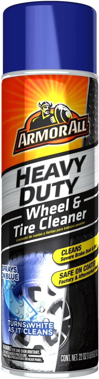 Armor All Heavy Duty Wielen- en Bandskoonmaker, Motorwielskoonmakersproei (22 Oz) Veelkleurig