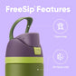 FreeSip Insulated Stainless Steel Water Bottle w/ Straw BPA-Free 24 oz - Marvel Hulk