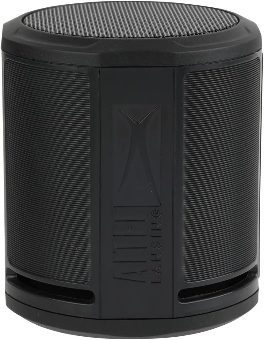 Altec Lansing HydraMicro - Enceinte Bluetooth Étanche, Légère et Portable pour les Voyages et l'Extérieur, Noire
