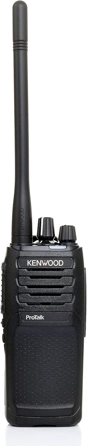 Kenwood ProTalk Radio, Draagbare Handradio, VHF, 64 Kanale & 4 Sonnes, 1 000 mW Harde Luidspreker, 11 Mil-Spec Standaarde 810 (C/D/E/F/G) & IP54/55 weerbestandheid