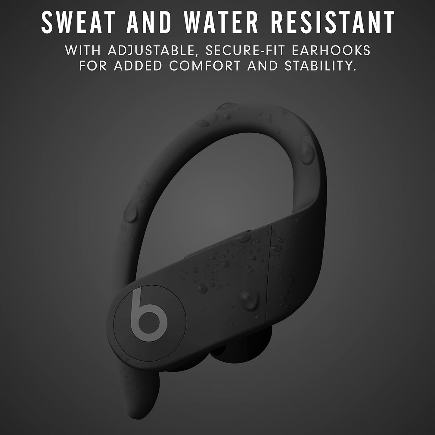 Beats Powerbeats Pro Wireless Earbuds Apple H1 Headphone Chip Class 1 Bluetooth Headphones 9 Hours of Listening Time Sweat Resistant Built-In Microphone - Black
