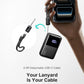 INIU 10000mAh 45W Ultra Mini Portable Charger Power Bank with Cable - (Black)
