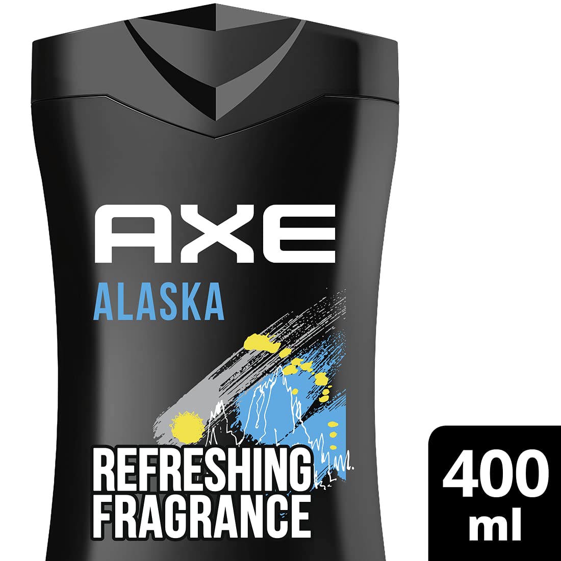 AXE 3 in 1 Shower Gel - 12hr Refreshing Fragrance 400ml - Alaska Ocean Air & Bergamot Scent
