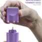 OLOV Electric Body Hair Trimmer - Groin Trimmer for Men - Bikini Trimmer Women - Wet/Dry Shaver Groomer, Replaceable Ceramic Blade Heads, USB Recharge Dock, Waterproof Hygiene Razor, Bright Purple