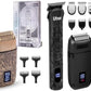 Beard Trimmer for Men, Foil Shaver Electric Razor, Shavers for Body Face Nose Ear, Cordless Hair Trimmer, Professional Hair Clippers, Mustache Grooming Kit Birthday Gifts for Men