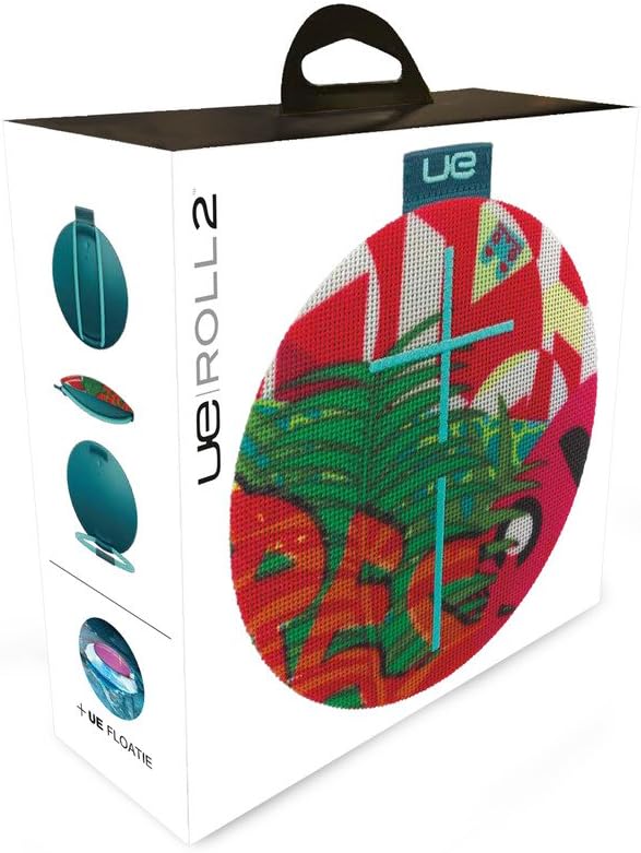Ultimate Ears ROLL 2 Bluetooth Speaker Ultraportable with Floatie, Waterproof and Shockproof - Giraffic Park