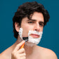 Razor Handle and Razor Blade Cartridge - Shaving Gift Set for Him - (Orange)