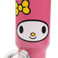 Insulated Stainless Steel Tumbler w/ Reusable Straw & Leak-Proof Lid Easy Carry Handle 40oz (Melody Face)