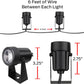 Monster Smart Outdoor RGB+IC+WW Spotlights 2 Pack, Dimmable LEDs, Sound Reactive, IP44 Water & Weather Resistant, Compatible with Alexa, Siri, Google Home, Monster App, Razer Chroma, Voice Controlled
