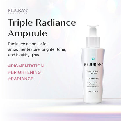 REJURAN Triple Radiance Ampoule c-PDRN® Face Serum, 0.33 fl oz Travel Size