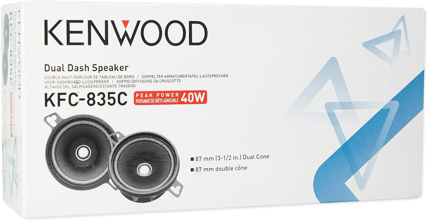 Kenwood KFC835C 3.5-duim Ronde Motorluidsprekerstelsel