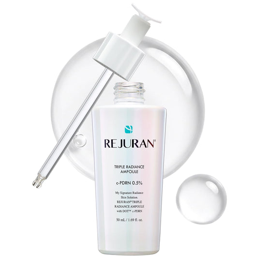 Triple Radiance Ampoule c-PDRN® Brightening Face Serum Brightens Uneven Skin Tone, Smooths Texture & Boosts Radiance with Salmon DNA PDRN & Niacinamide (1.69 fl oz)