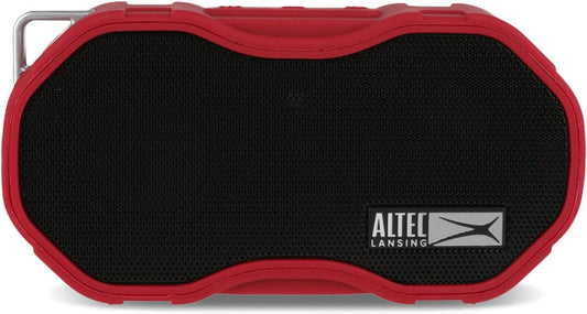 Altec Lansing Baby Boom XL - Waterdigte Bluetooth-luidspreker, Draadlose en Draagbare Luidspreker vir Reis- en Buiteluggebruik, Diep Bas en Harde Klank, 1 Pak, Rooi