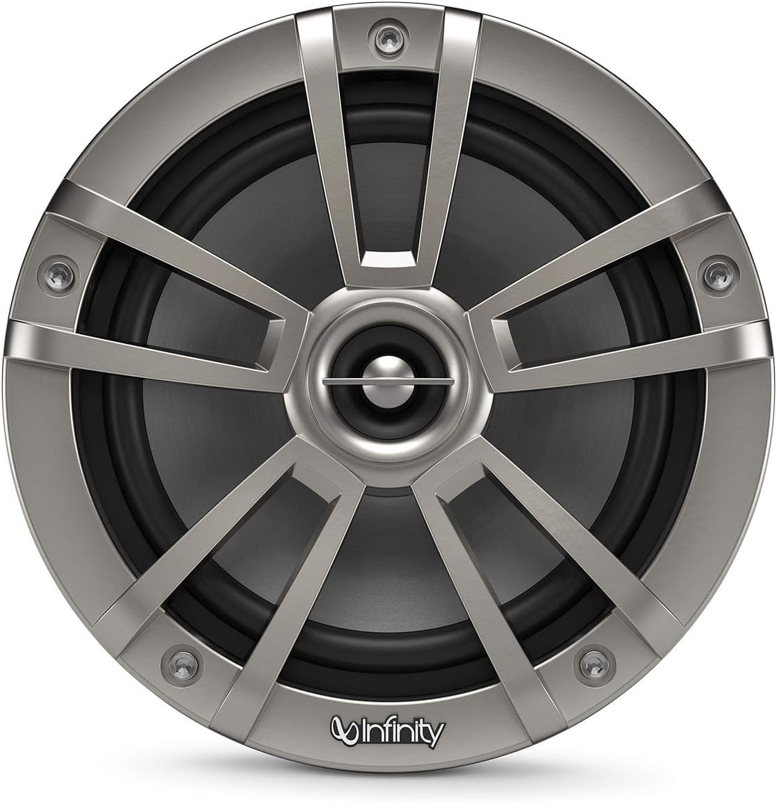 Infinity INF622MLT 622MLT Marine Boat 6.5 inches RGB LED Coaxial Speakers - Titanium