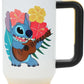Insulated Stainless Steel Tumbler w/ Reusable Straw & Leak-Proof Lid Easy Carry Handle 40oz (Stitch)