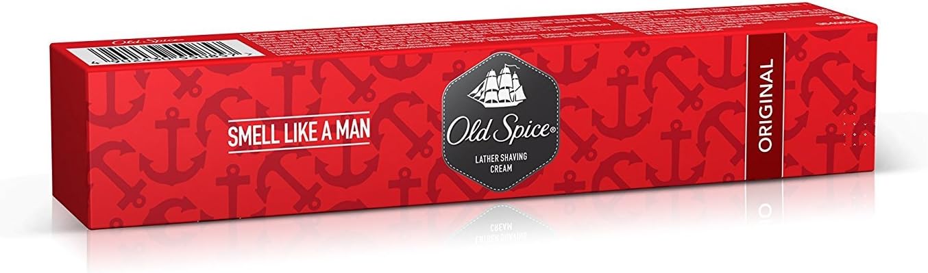 1 Original Old Spice Lather Shaving Cream Tube 70gms