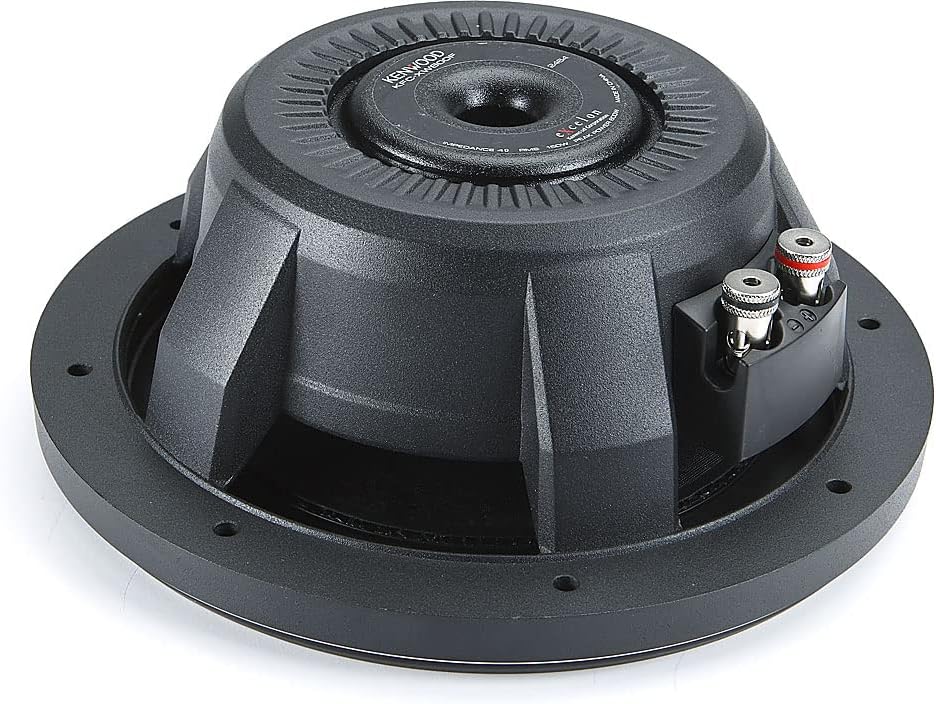 Kenwood EXcelon KFC-XW800F 600W Piek (150W RMS) 8" EXcelon Reeks Platmonteer Enkel 4 Ohm Slank Subwoofer