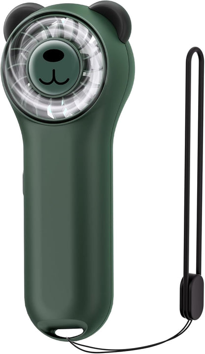 Oulike Beer Mini Handheld Draagbare Waaier 11000RPM Herlaaibaar - Groen