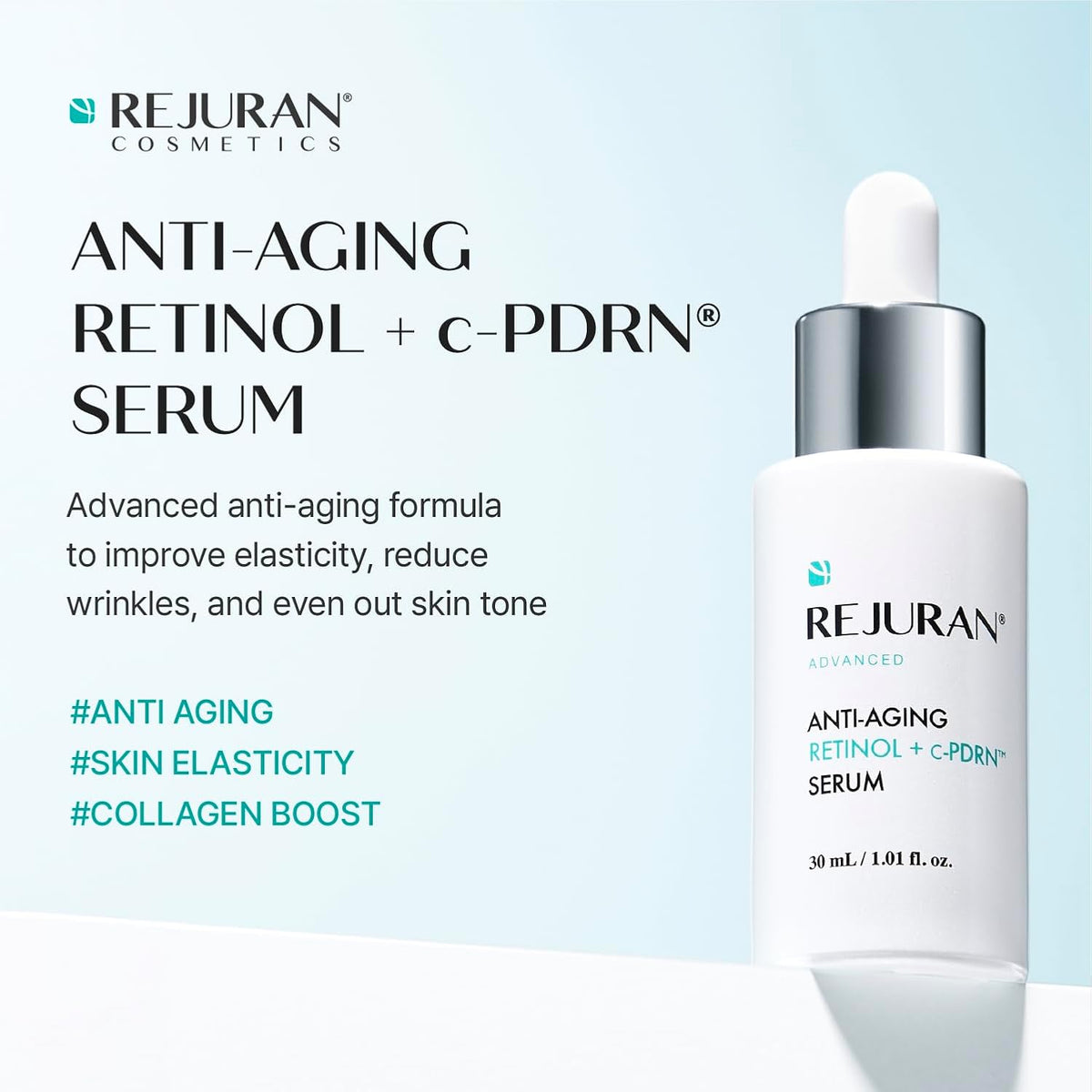 REJURAN Advanced Anti-Aging Retinol + c-PDRN® Serum, 1.01 fl oz