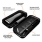 MERIDIAN Body Hair Trimmer for Men Balls, Bikini Trimmer and Hard Case - Onyx